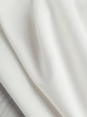12.25 oz Organic Cotton Stretch Denim - White