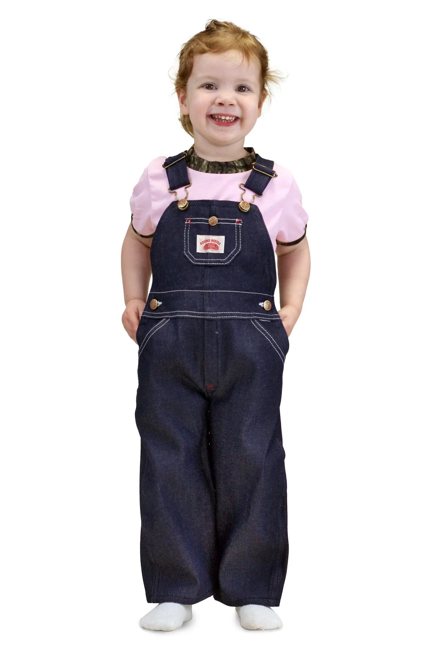 #7 Kid's Blue Denim Bib Overalls