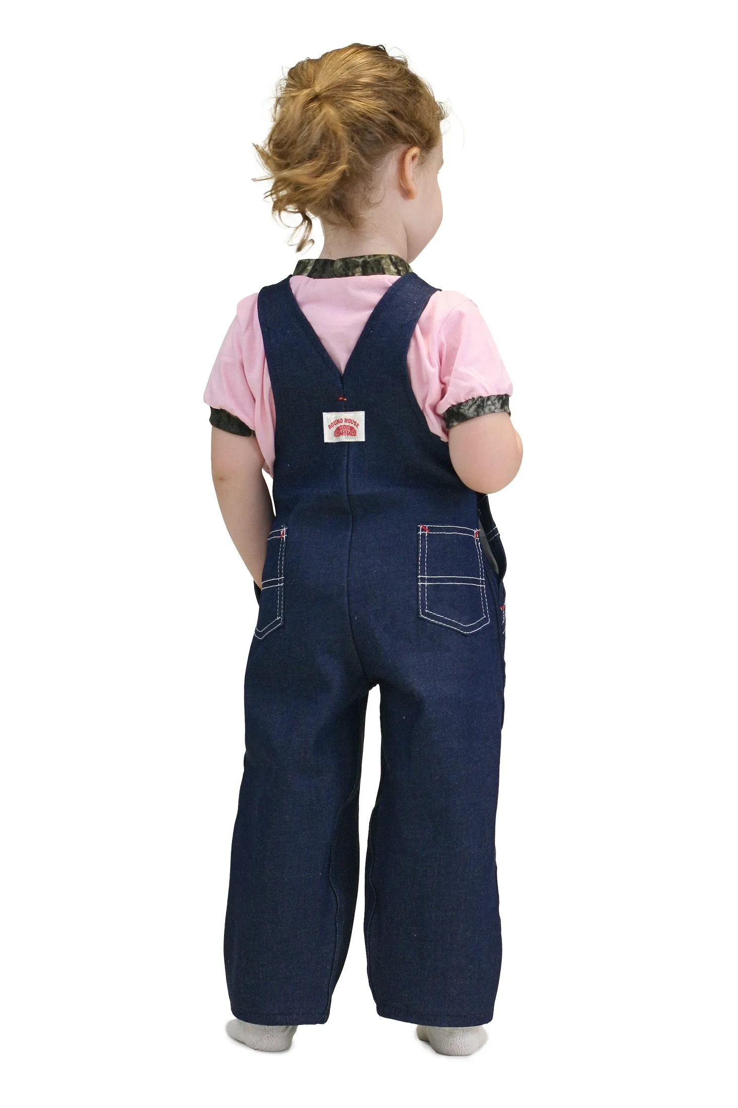 #7 Kid's Blue Denim Bib Overalls