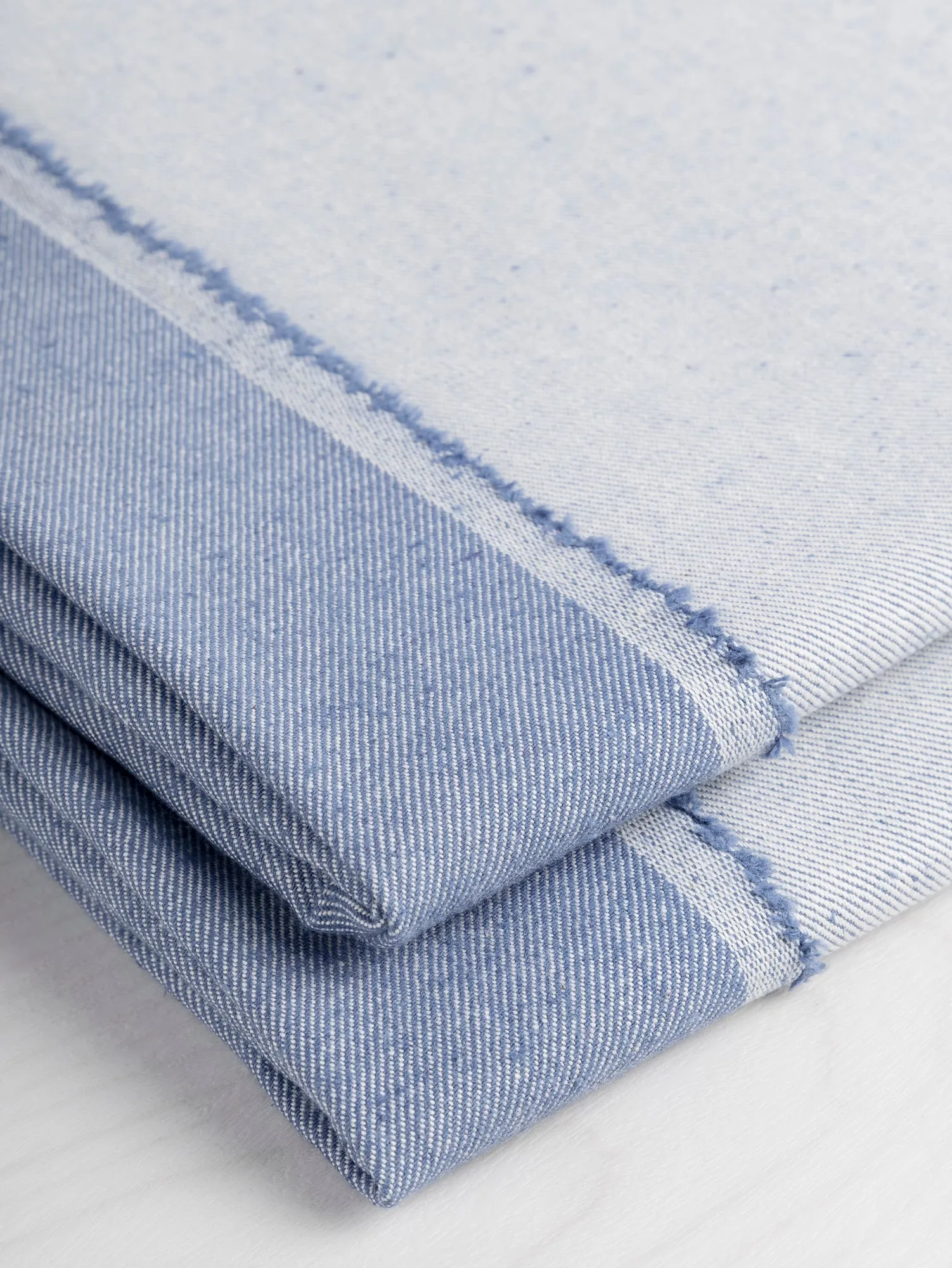 9.5 oz Non Stretch Eco Finish Re Denim - Light Blue - Swatch