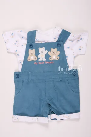 Adorable Bear-Themed Baby Romper Set