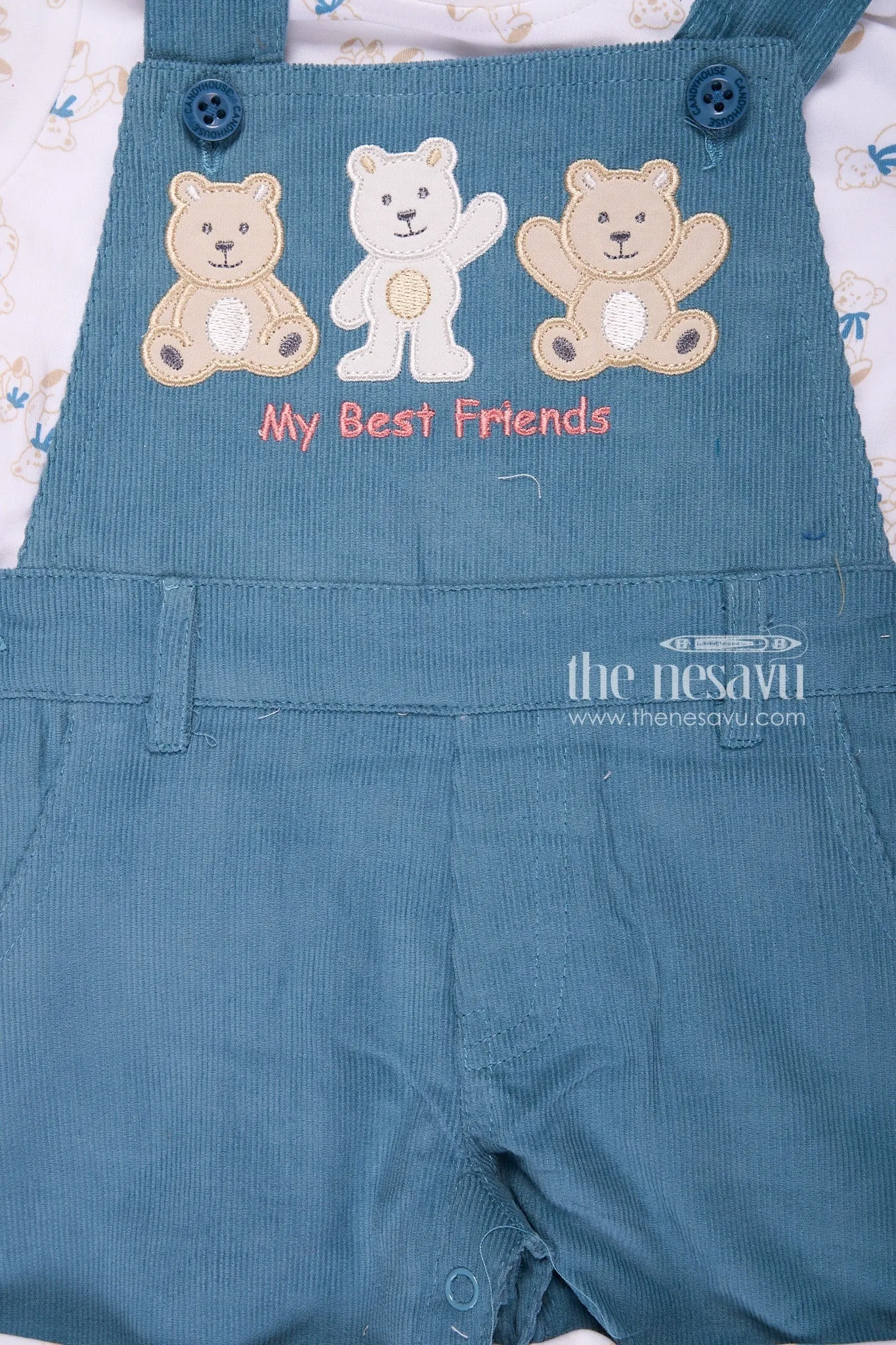 Adorable Bear-Themed Baby Romper Set