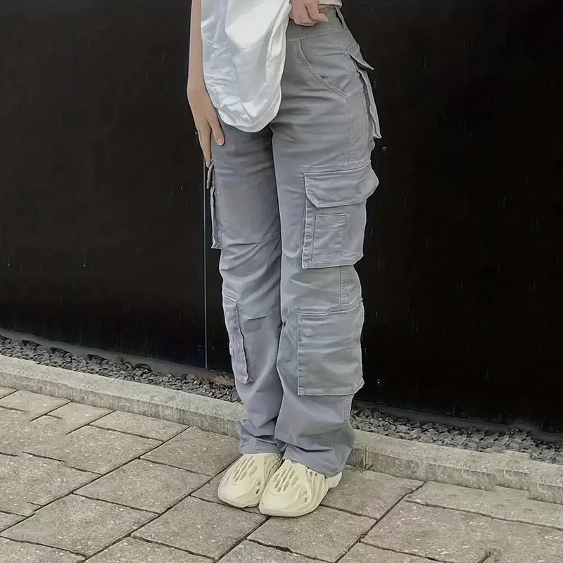 Aiertu guys clothing styles plus Size Baggy Women's Overalls Women's Spring and Autumn Loose Casual Trousers Ins