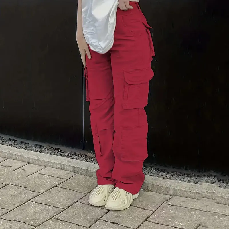Aiertu guys clothing styles plus Size Baggy Women's Overalls Women's Spring and Autumn Loose Casual Trousers Ins