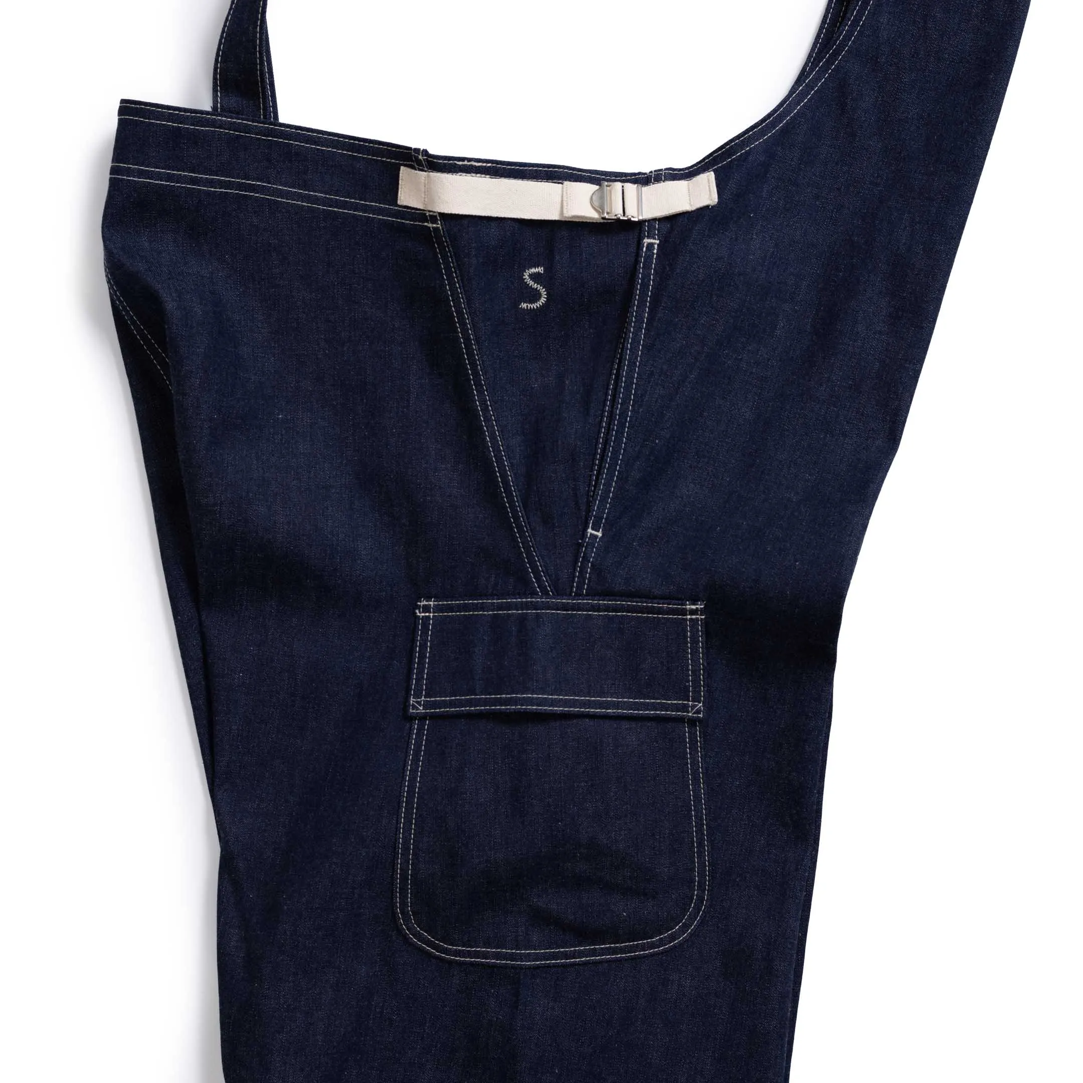 Anatomica USN Gunners Bib Overalls Indigo Denim
