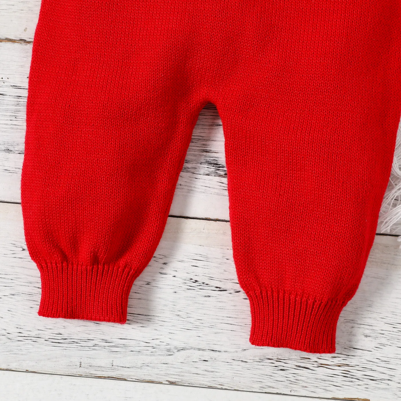 Baby Boy/Girl Solid Knitted Sleeveless Jumpsuit Overalls