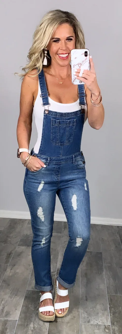 Best Overall Medium Wash Overalls