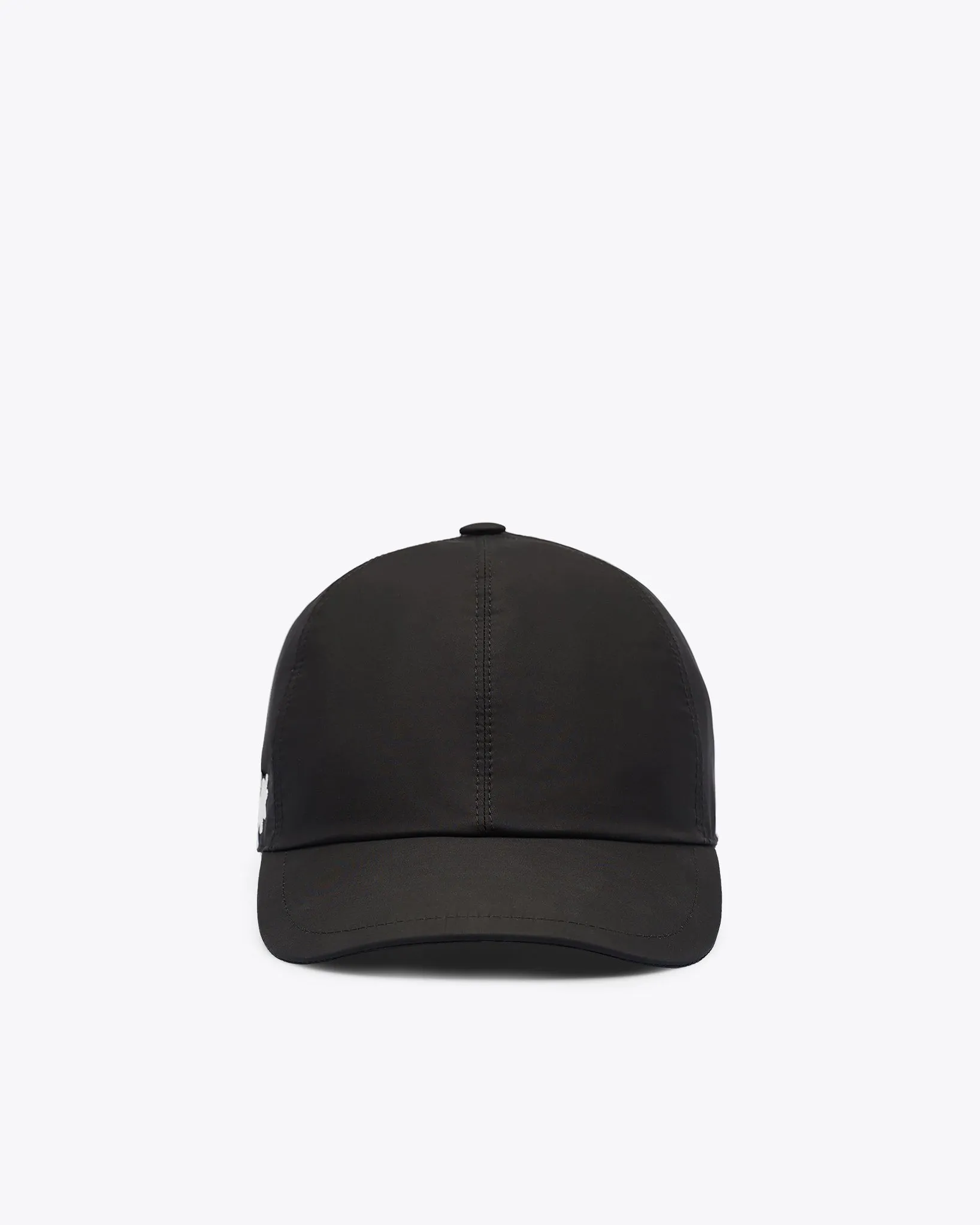 BLACK SILK BASEBALL CAP