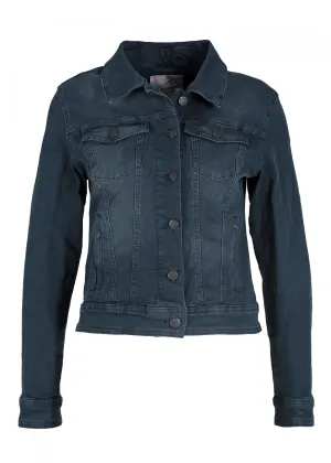 Blauw kort spijkerjasje | M.O.D. Suzy jeans jacket osman blue
