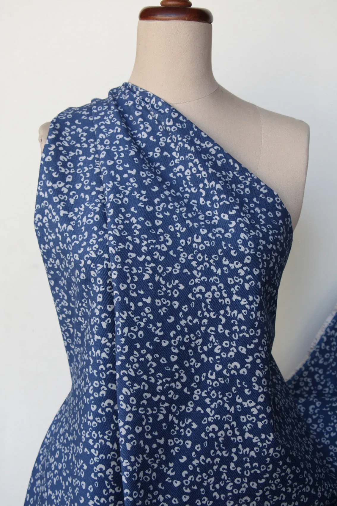 Blue Pods - Printed Corduroy