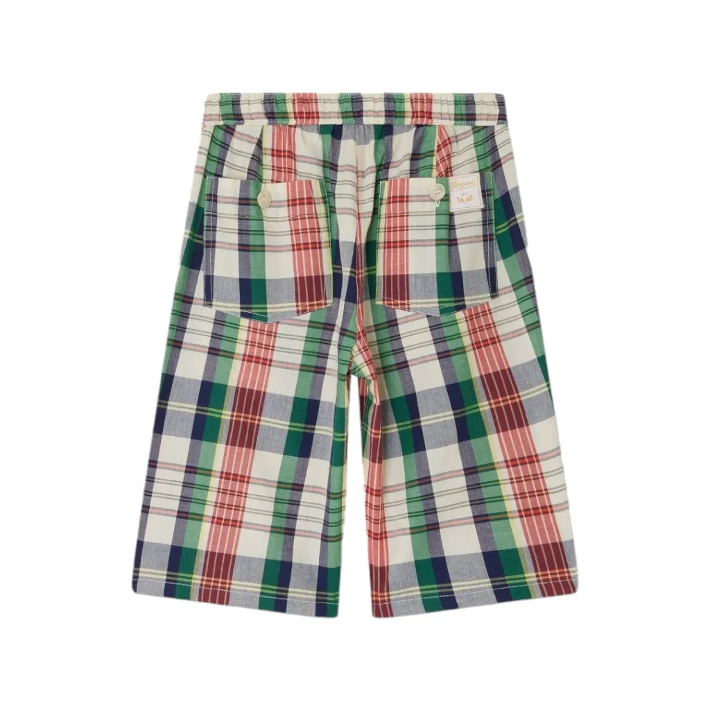 Bonpoint Conway Checked Cotton Shorts