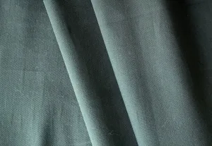 Bottle Green Sueded Stretch Cotton (Made in Italy)