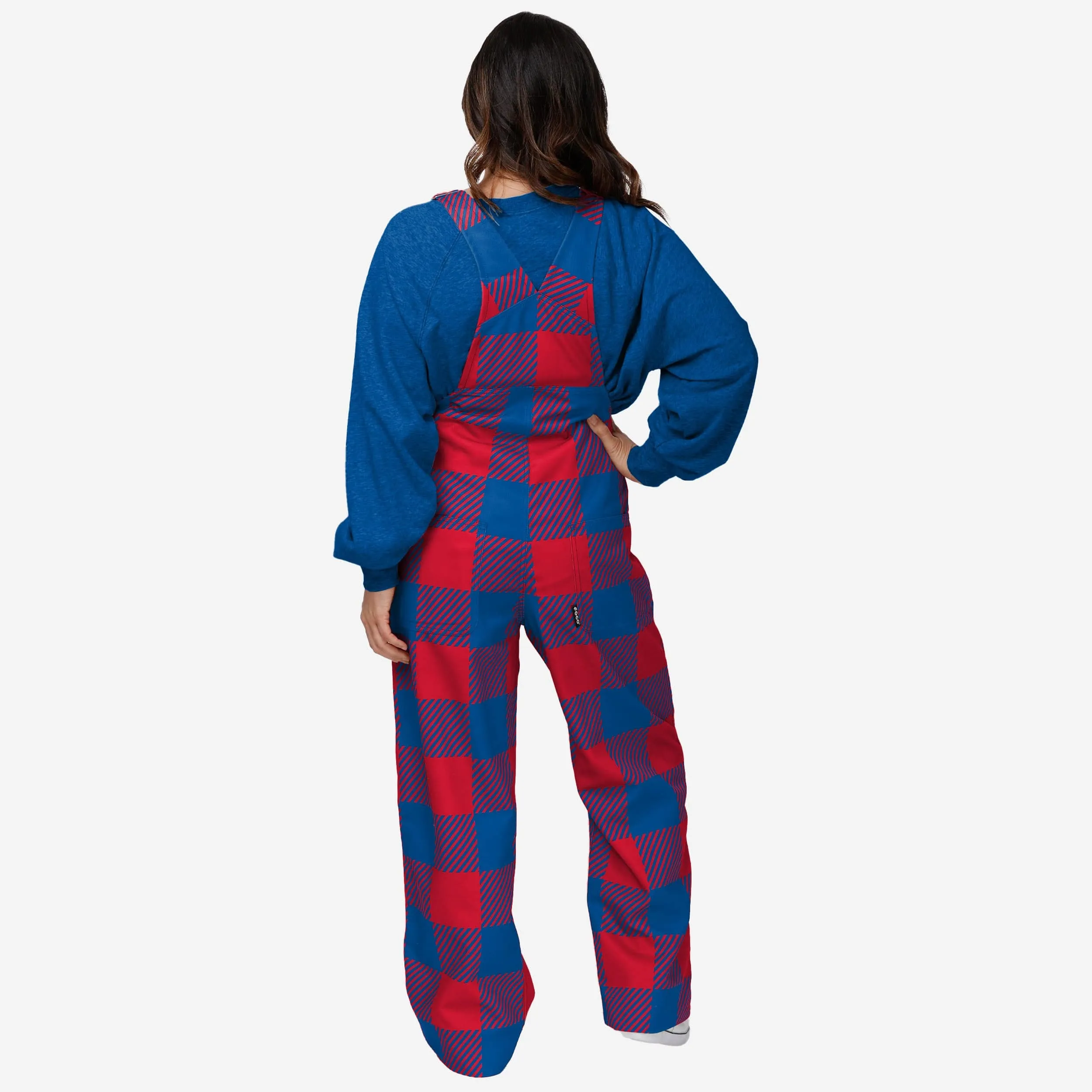 Buffalo Bills Womens Plaid Bib Overalls