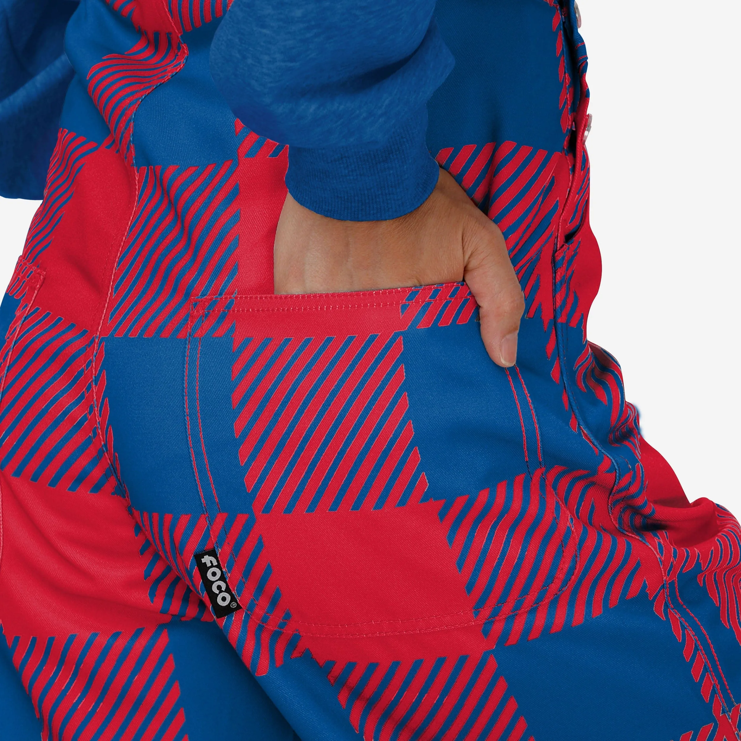 Buffalo Bills Womens Plaid Bib Overalls
