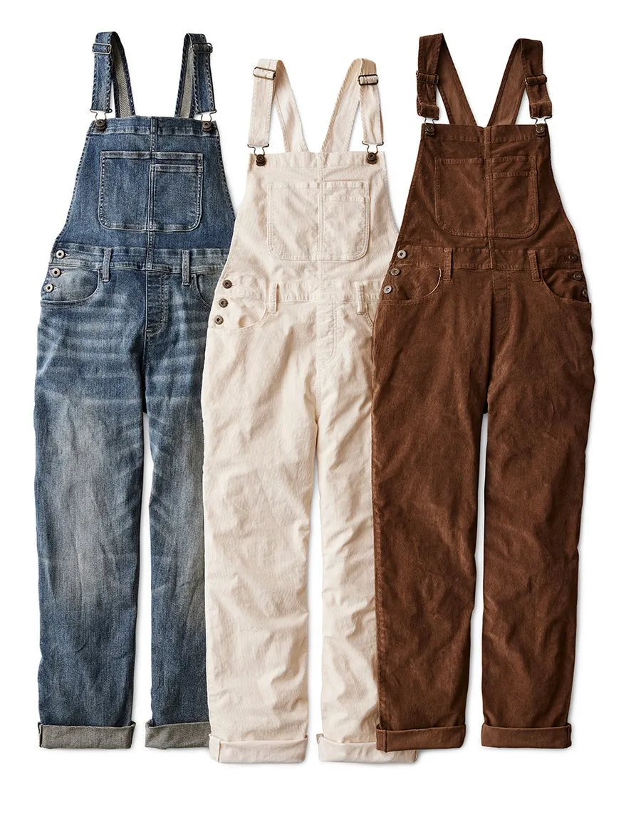 Carve Designs W Jason Cord Overalls BIRCH