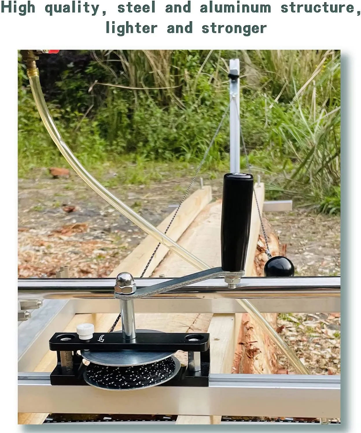 Chainsaw Mill Winch Kit With Winch And Lever Arm Anchor System I For Portable Sawmill And Saw Mill