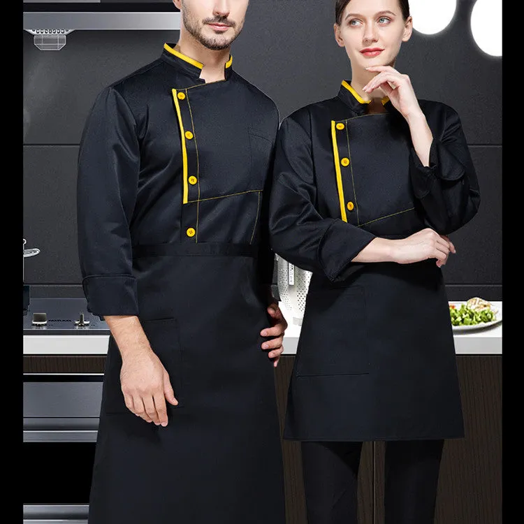 Chef's Overalls Men's Long Sleeve Autumn And Winter Clothes