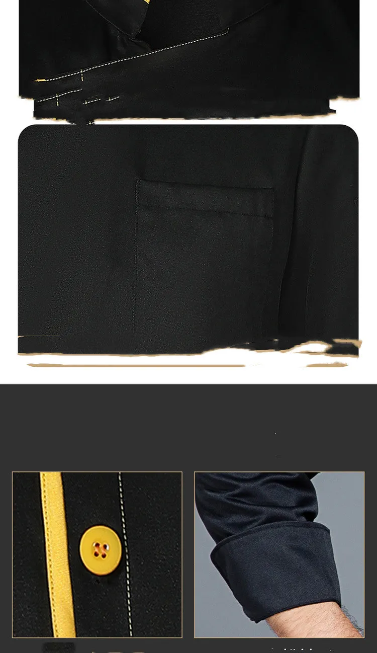 Chef's Overalls Men's Long Sleeve Autumn And Winter Clothes