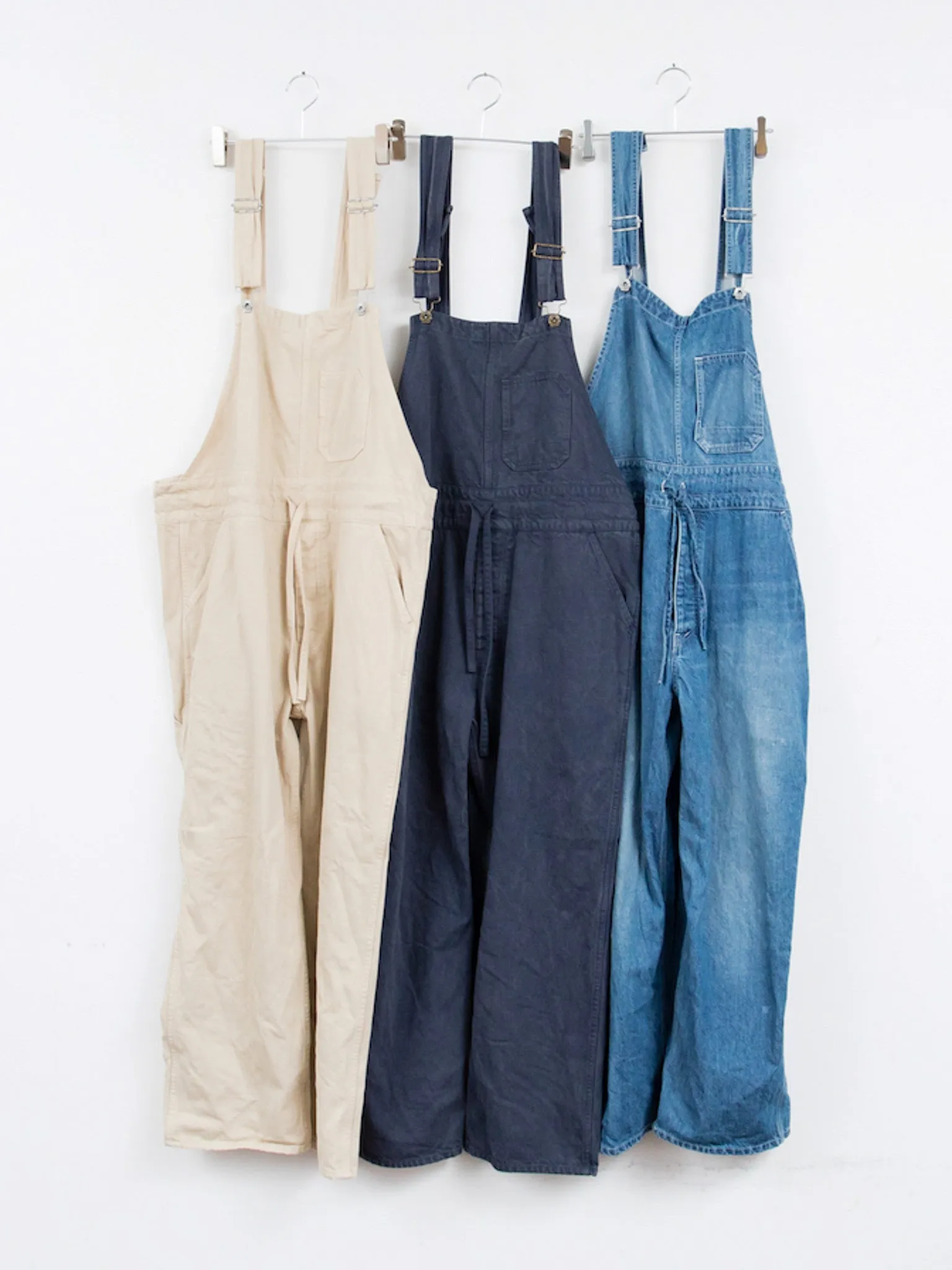 Cotton Overalls - Cream