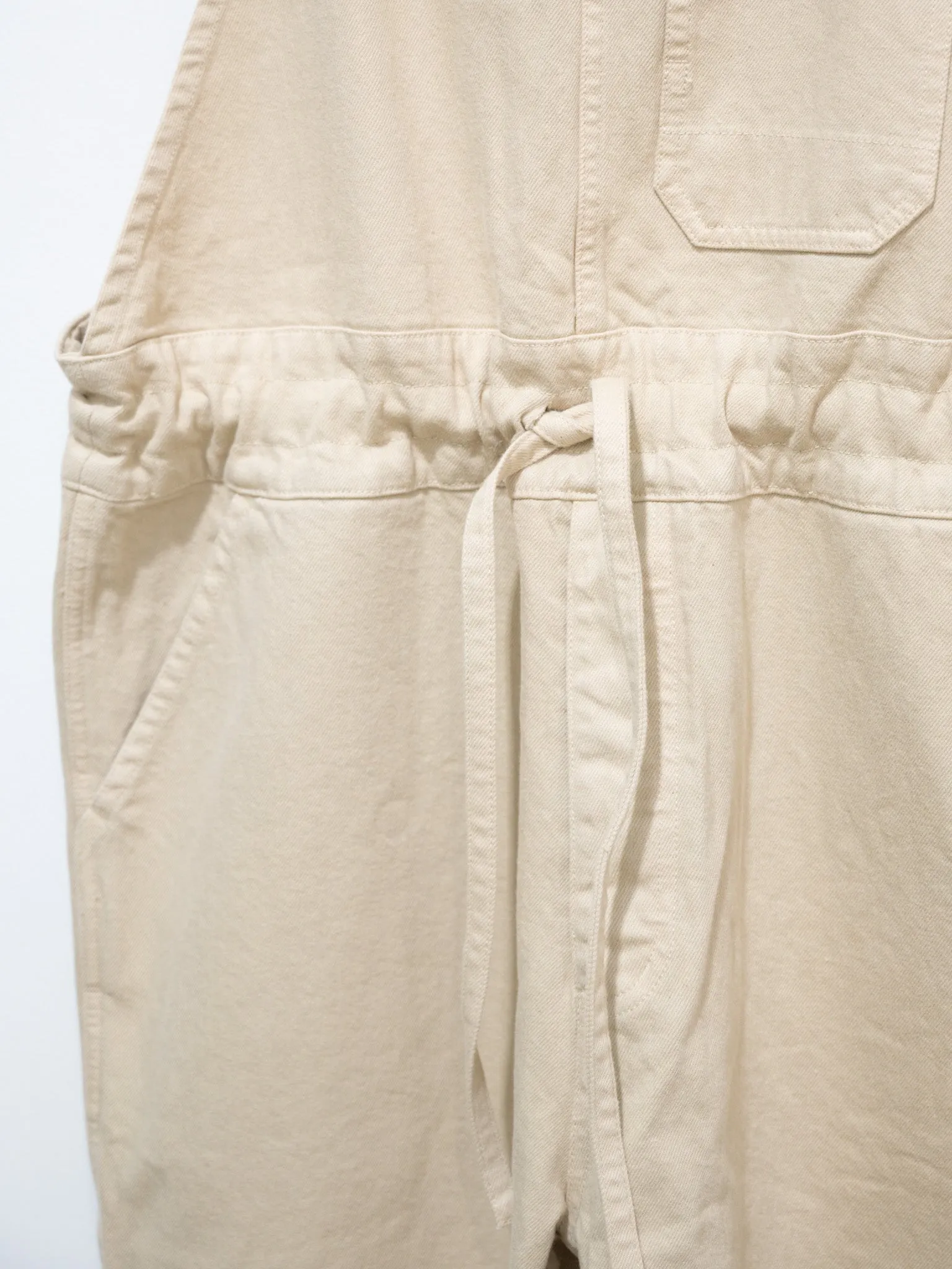Cotton Overalls - Cream