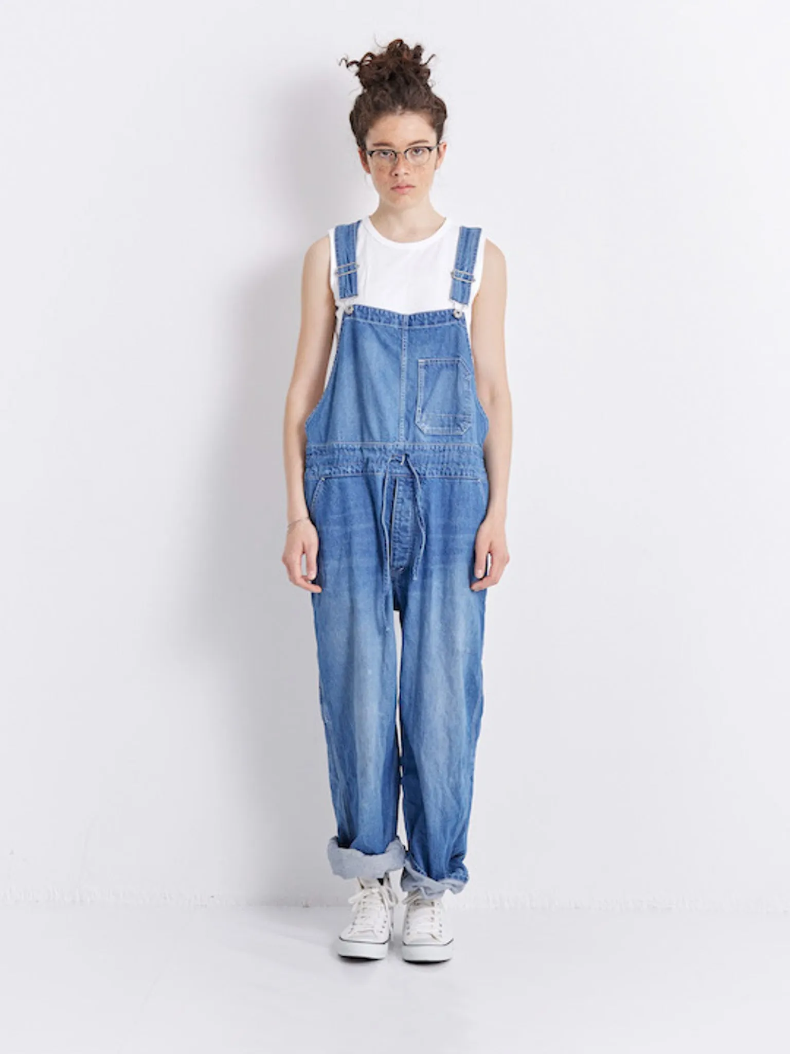 Cotton Overalls - Cream