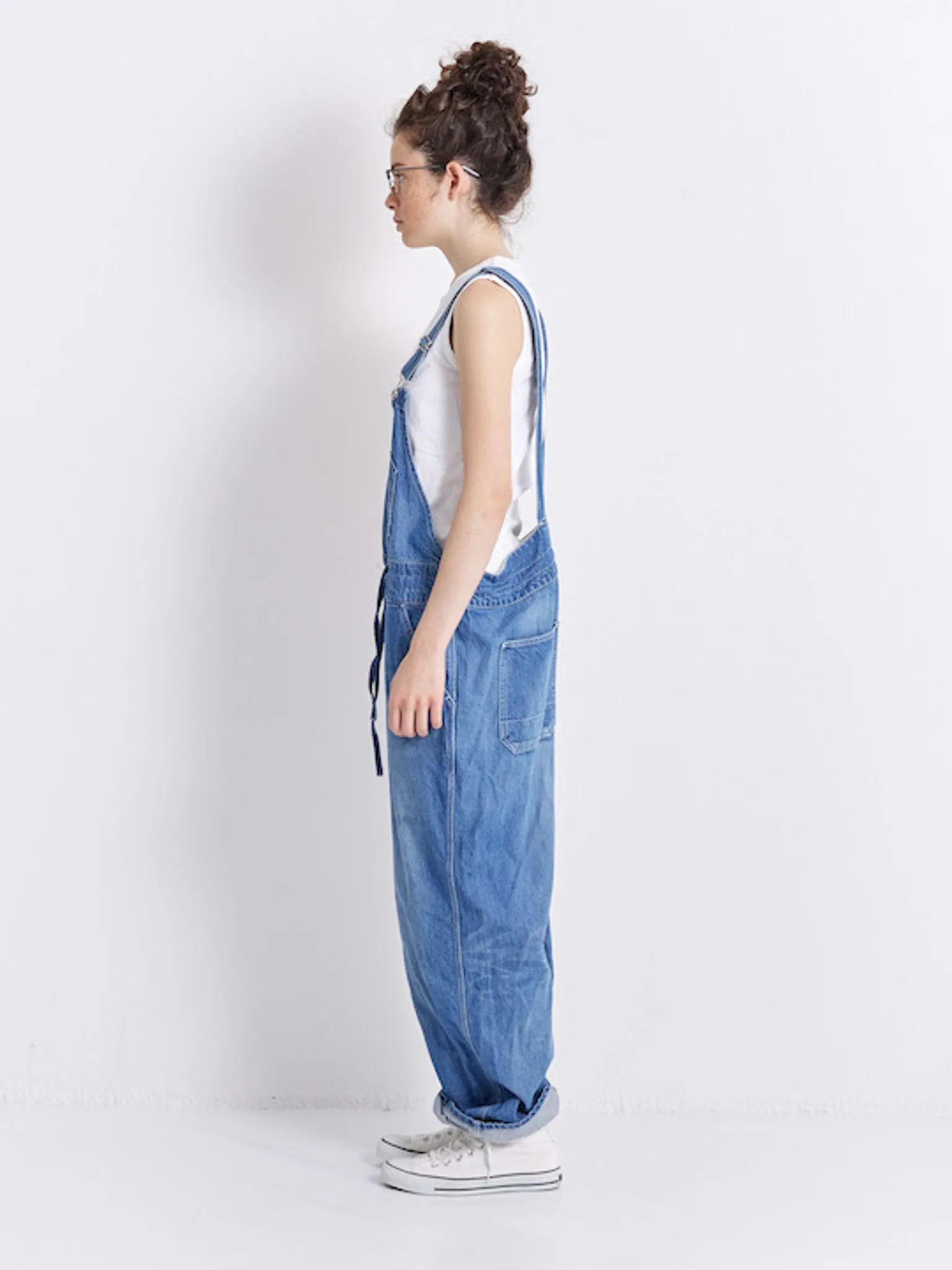 Cotton Overalls - Cream