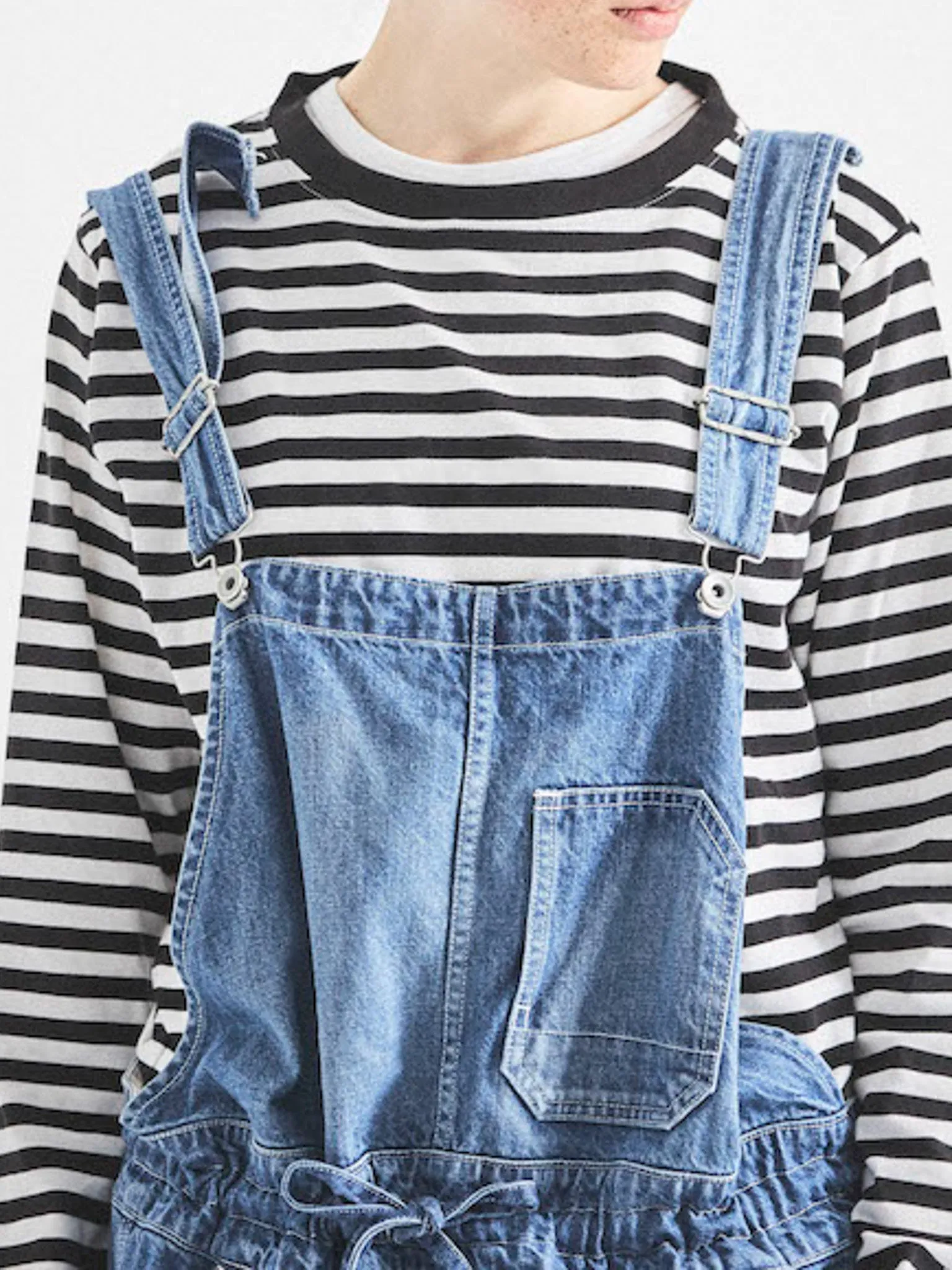 Cotton Overalls - Cream