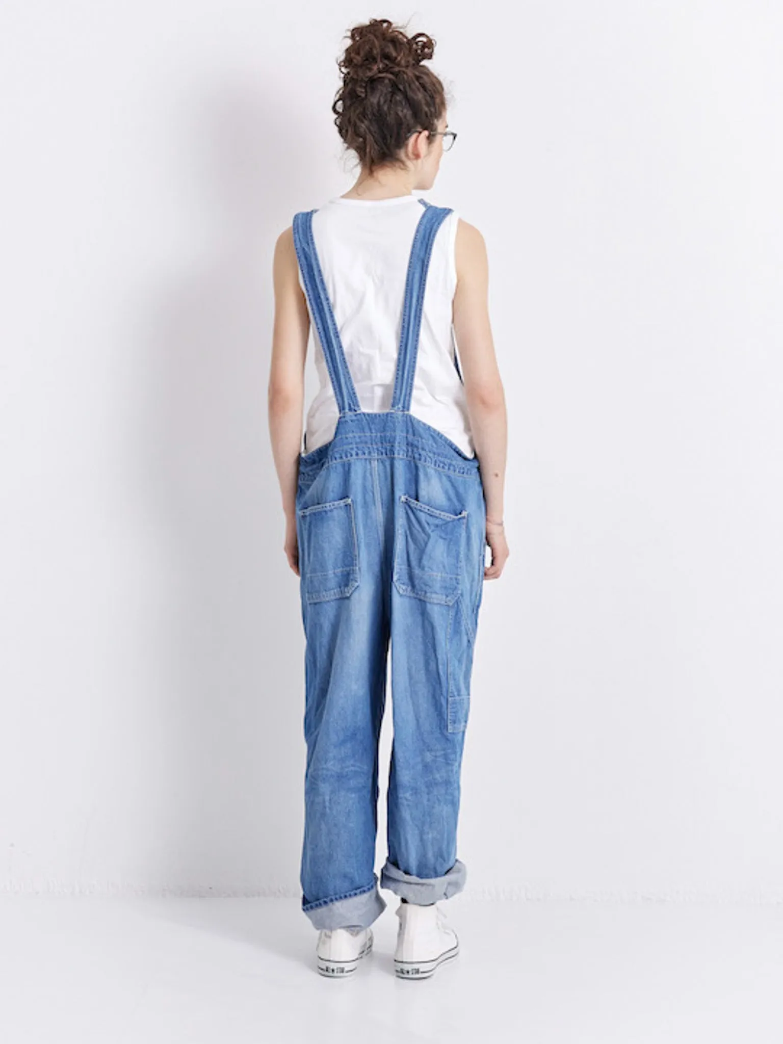 Cotton Overalls - Cream