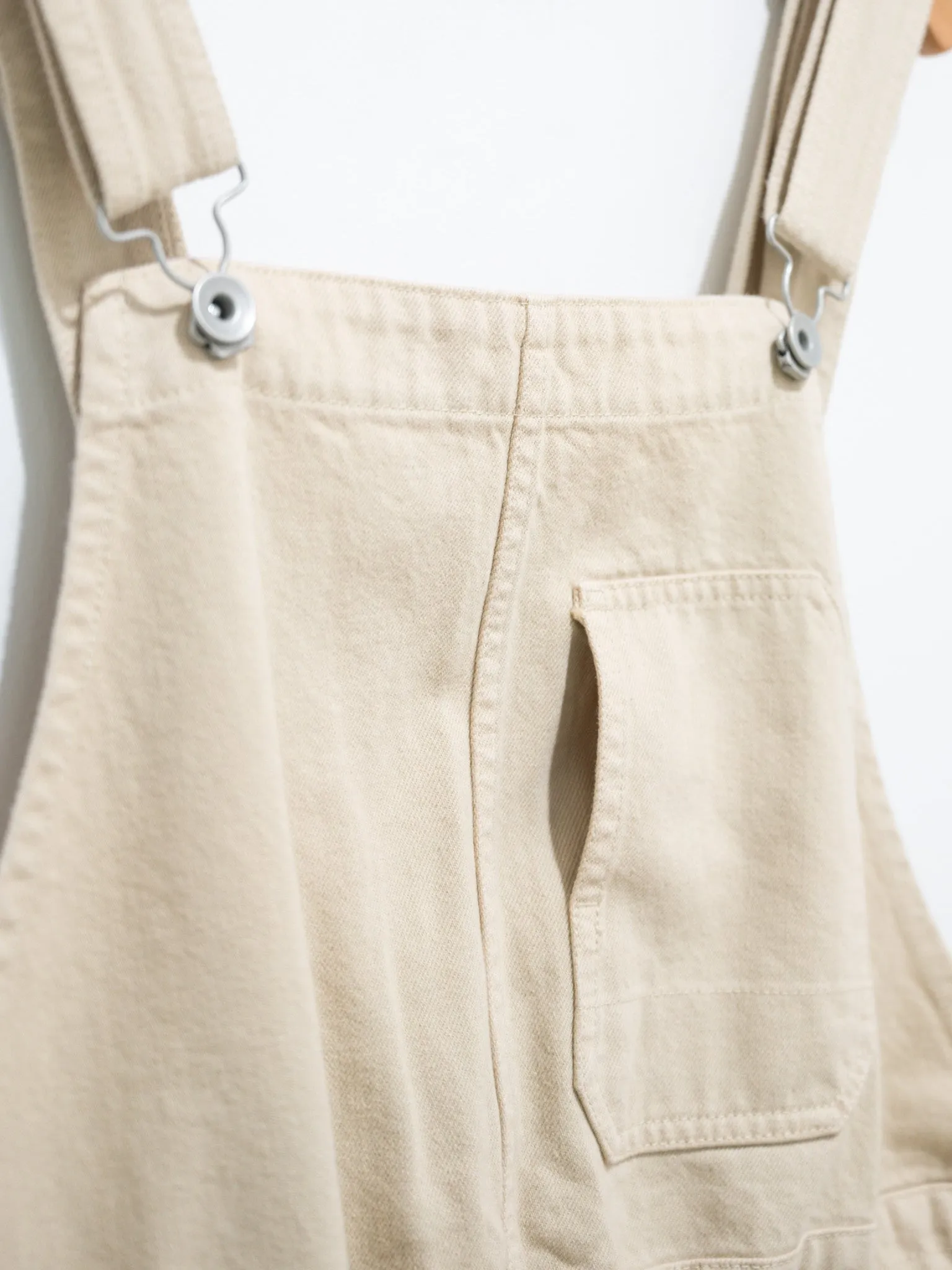 Cotton Overalls - Cream