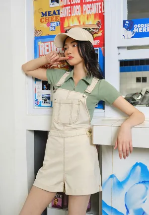 Denim Short Dungarees