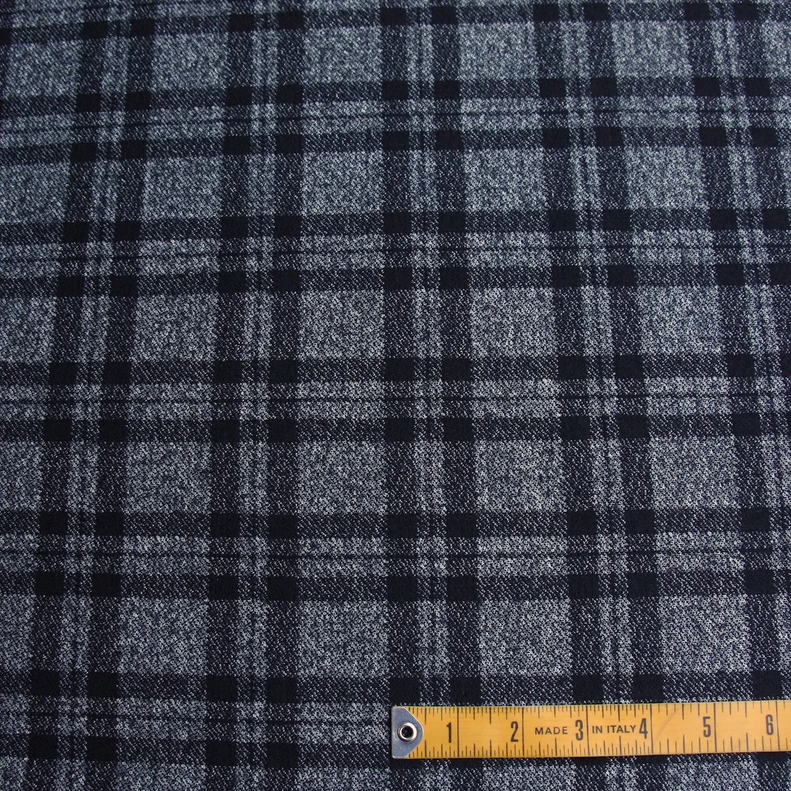 Ebony Grey Check Jersey