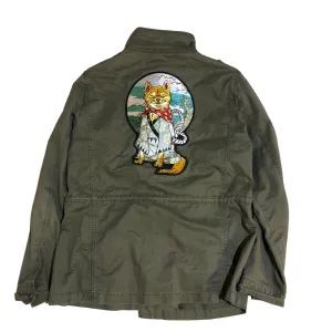 Embellished Shiba Inu Army Jacket