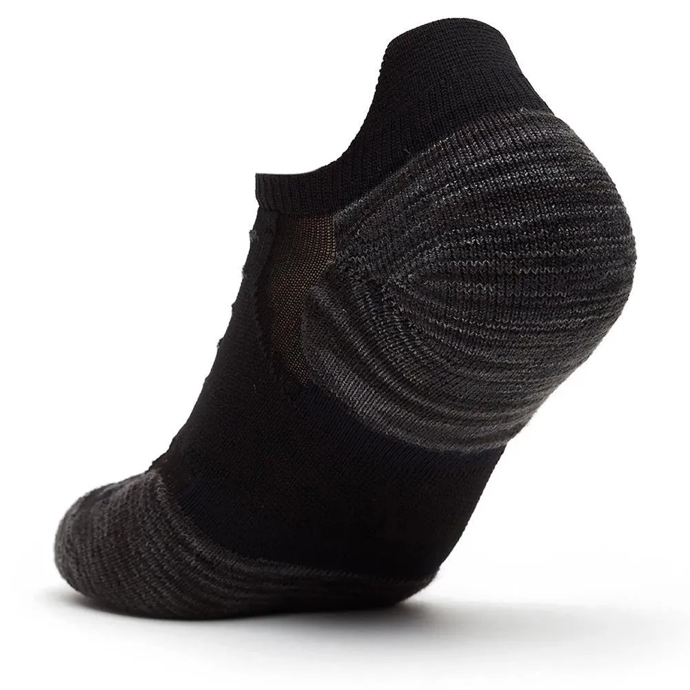 Experia Techfit Light Cushion No Show Tennis Socks Black