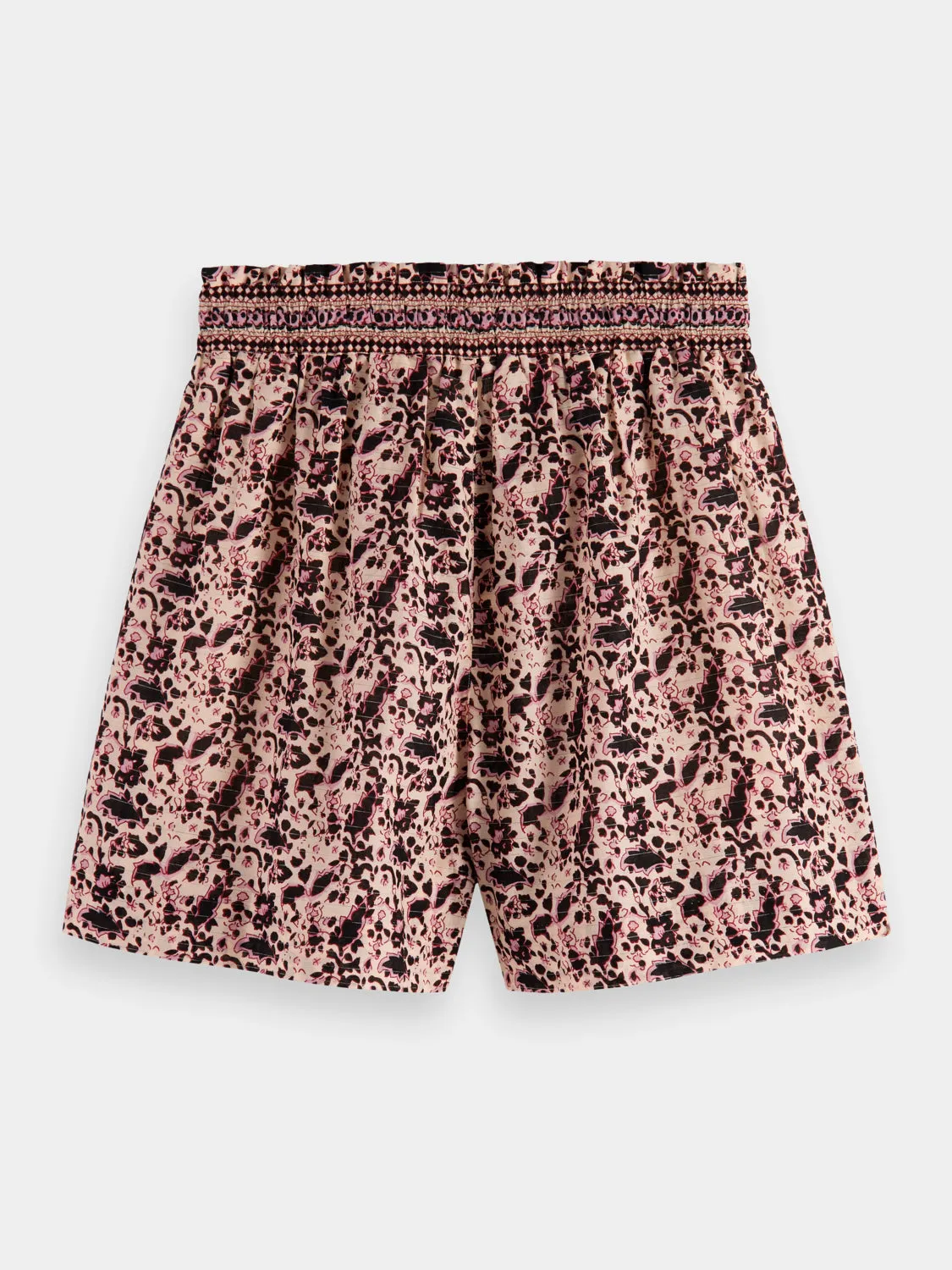 Floral printed shorts