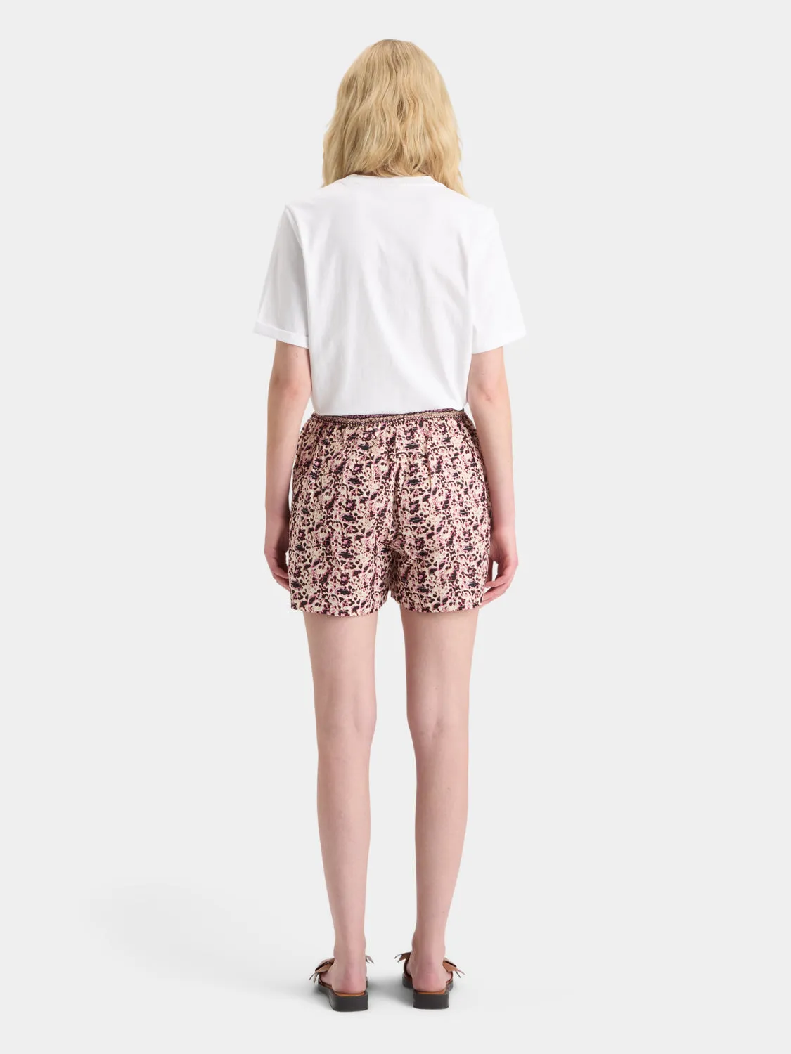 Floral printed shorts