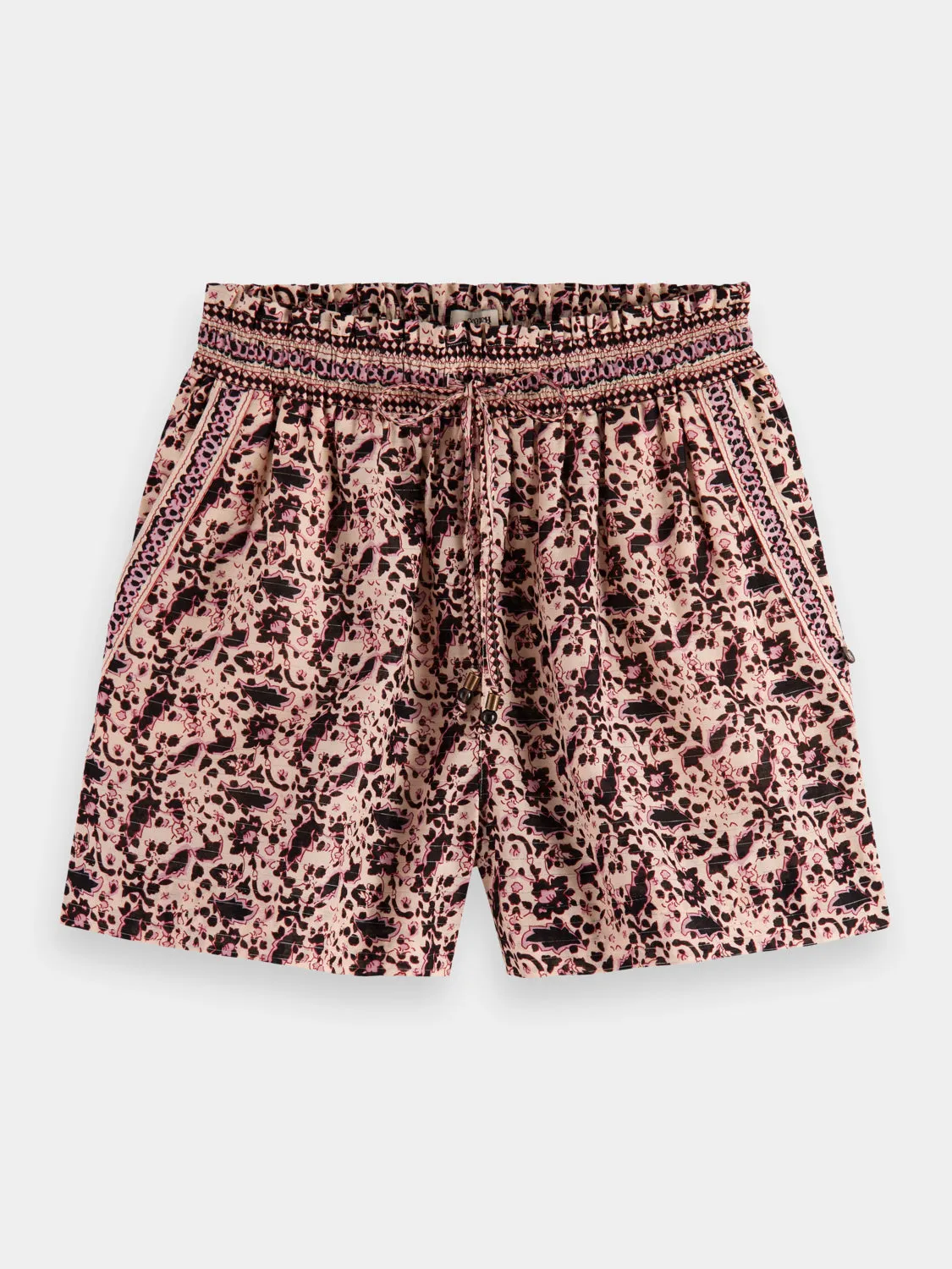 Floral printed shorts