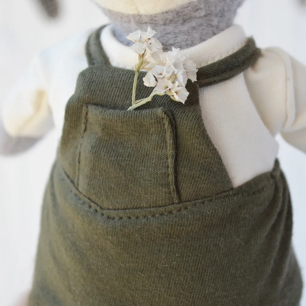 Forest Green Picnic Overalls