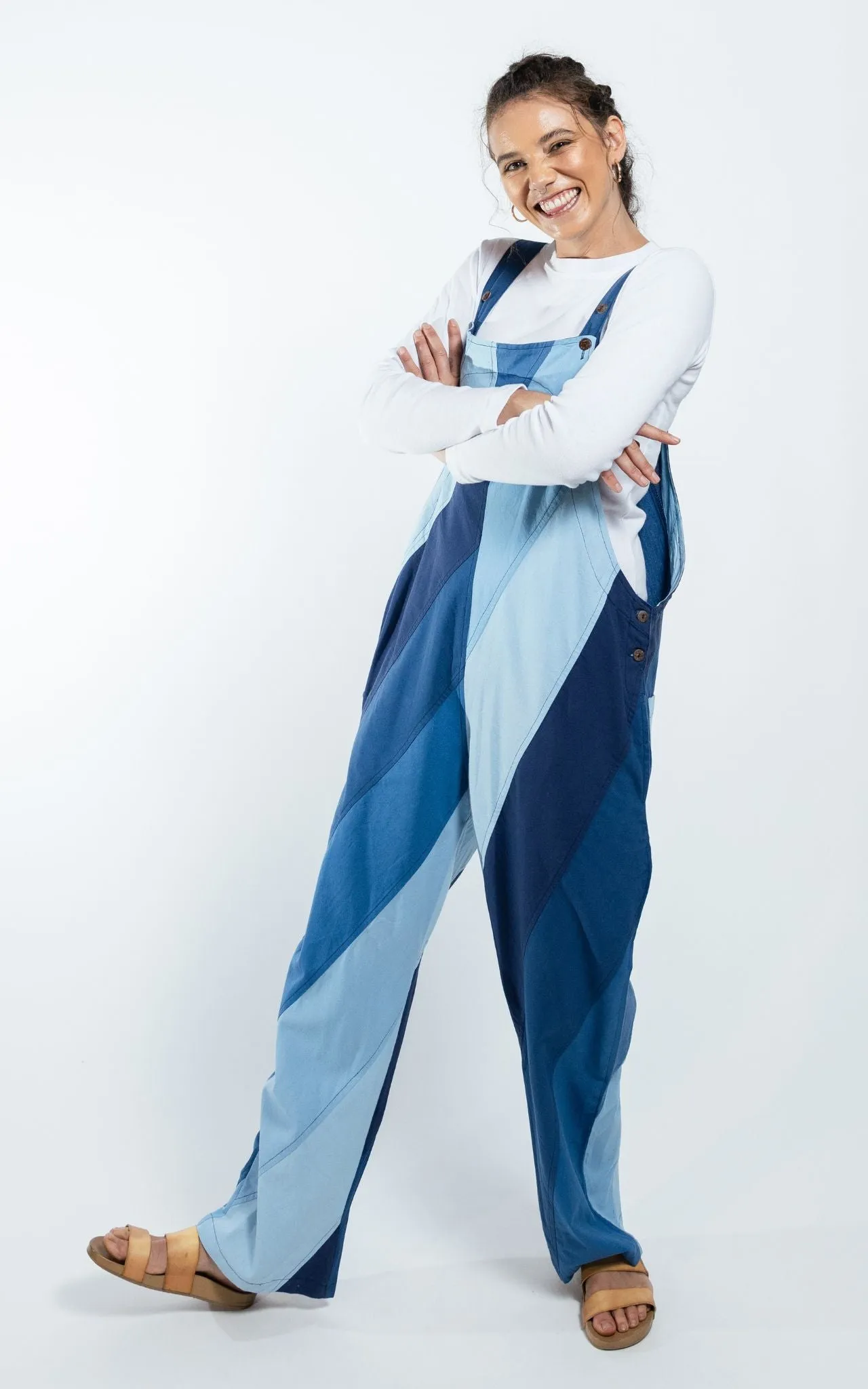 Freya Overalls - Blue