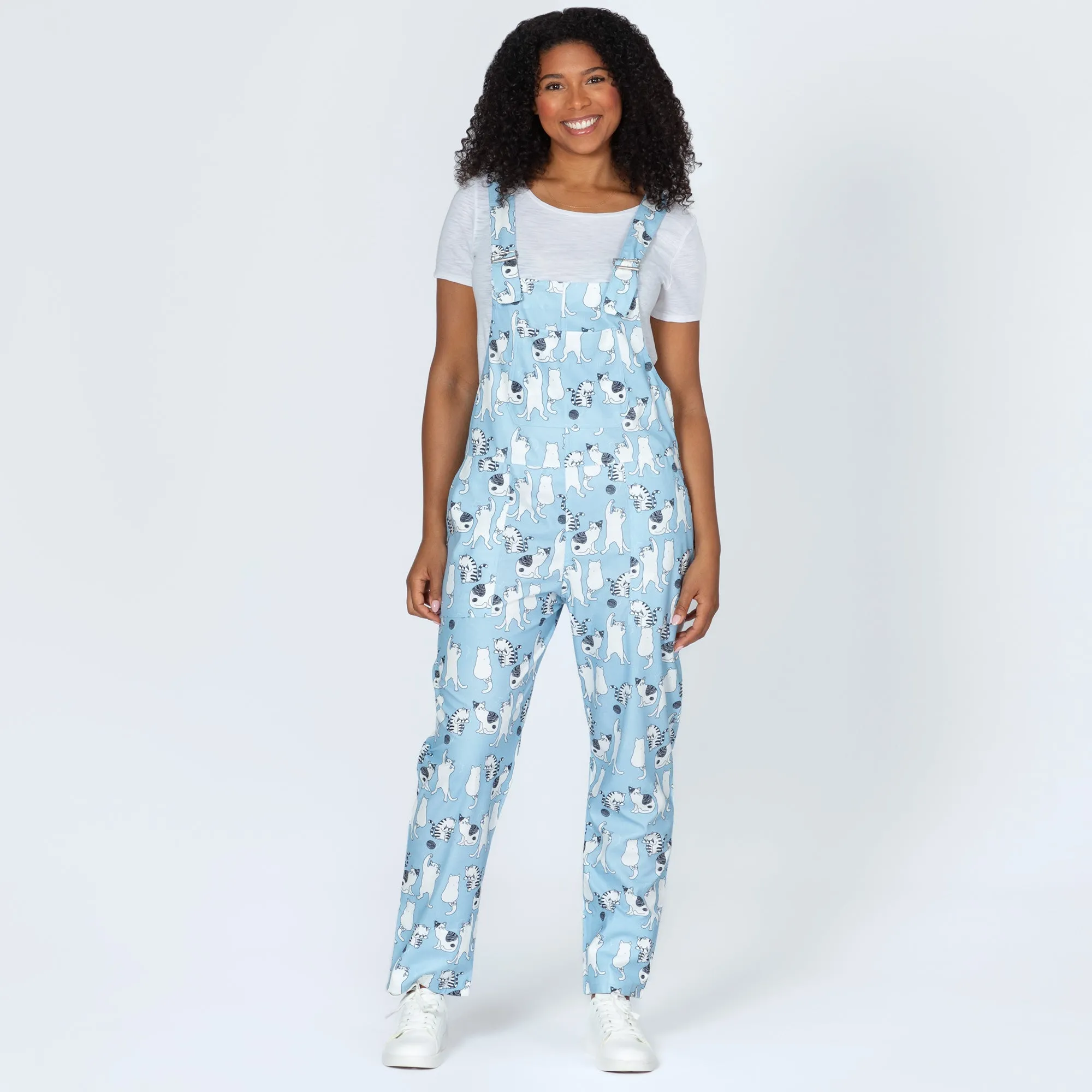 Fun Loving Cat Overalls