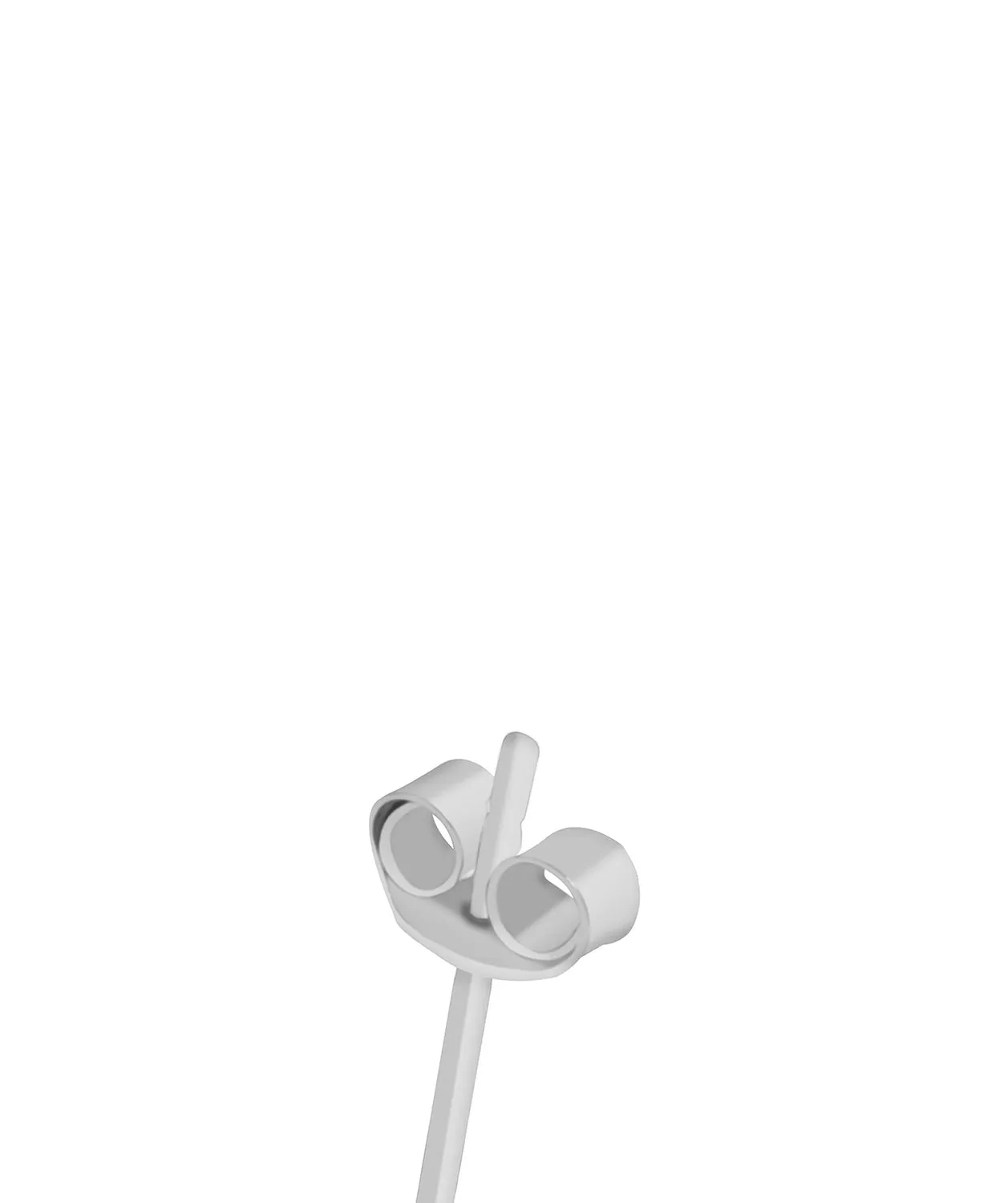Gift Packaged 'Orlanda' 9ct White Gold Polished Ball Stud Earrings