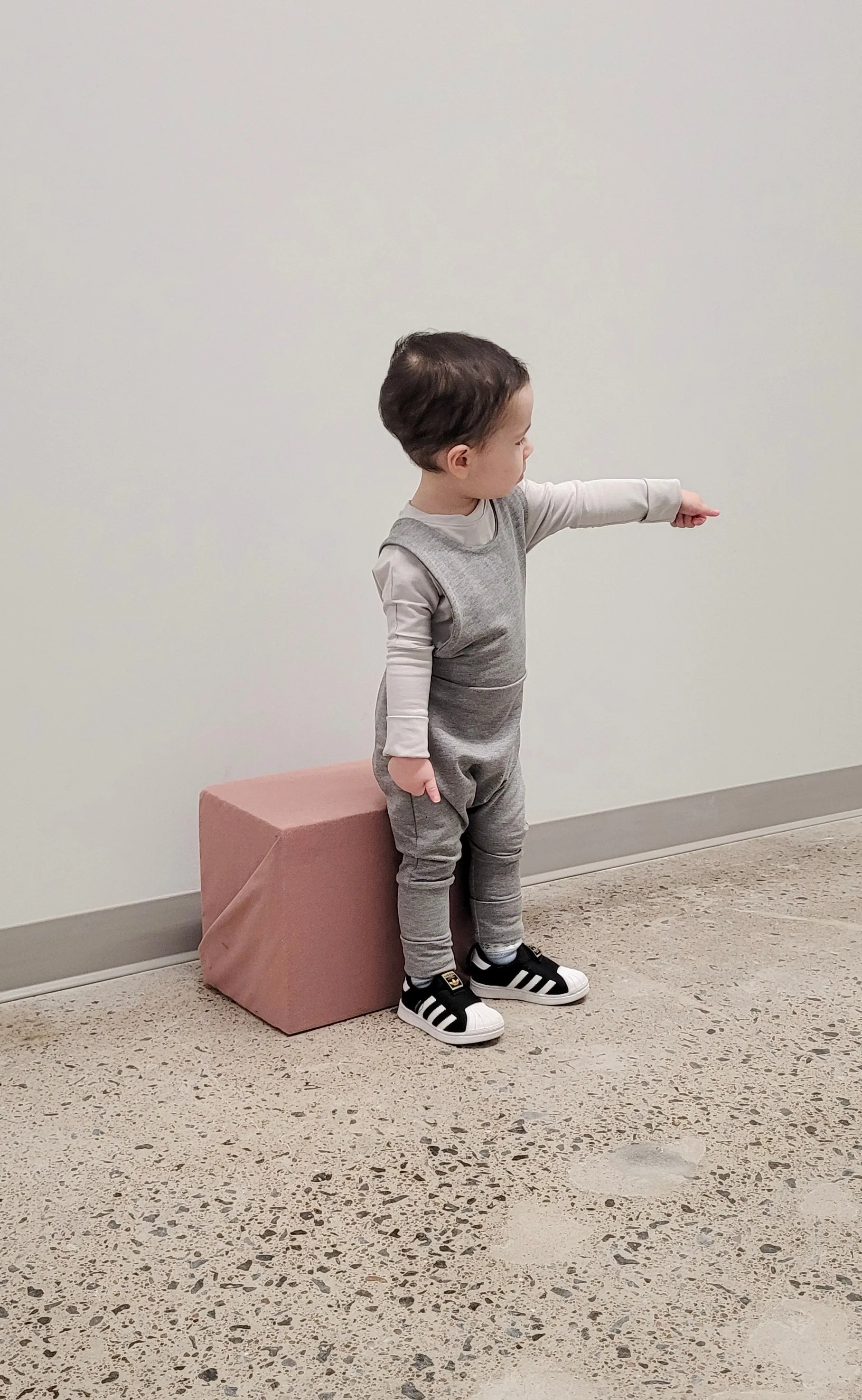 Grow With Me Overalls | Grey Cloud