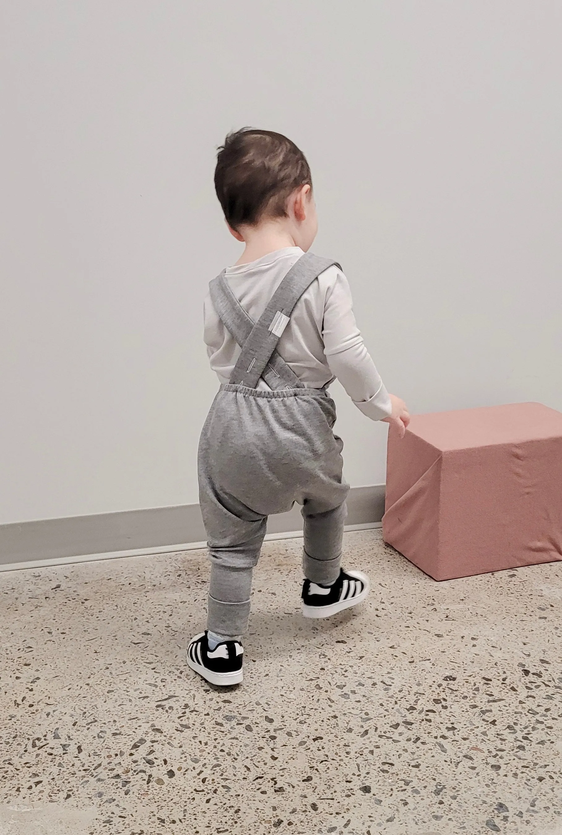 Grow With Me Overalls | Grey Cloud