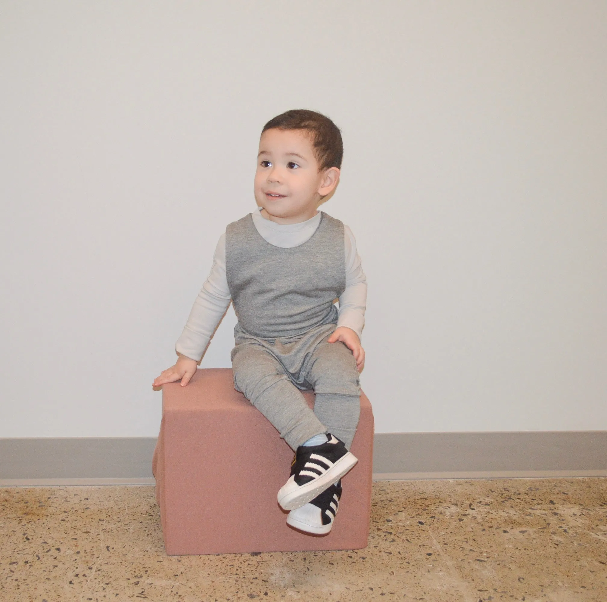Grow With Me Overalls | Grey Cloud