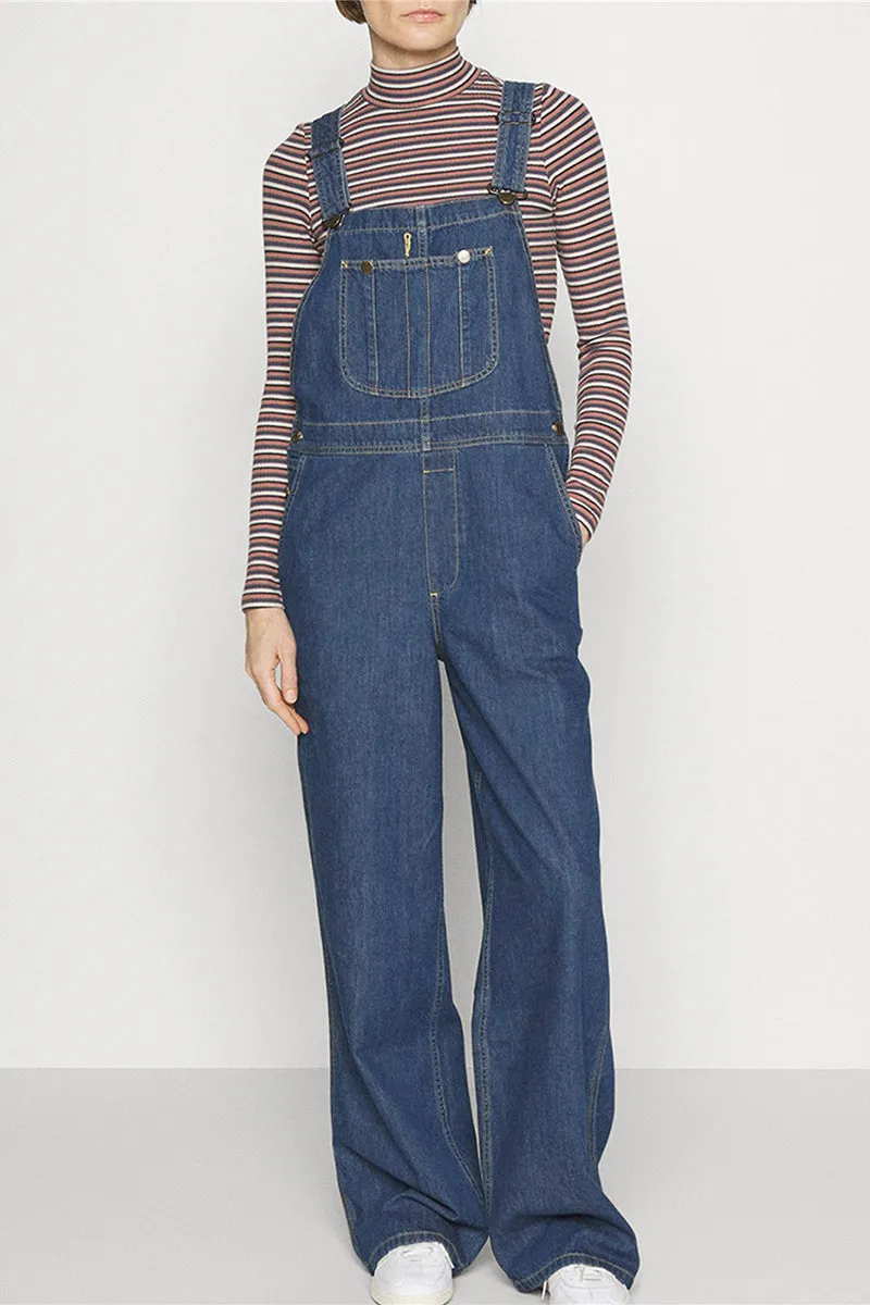HWT1243 Classic Denim Overalls Pant
