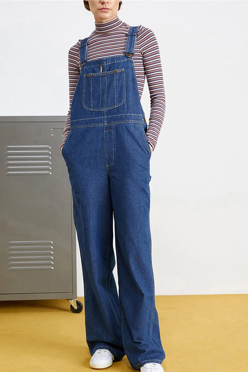 HWT1243 Classic Denim Overalls Pant