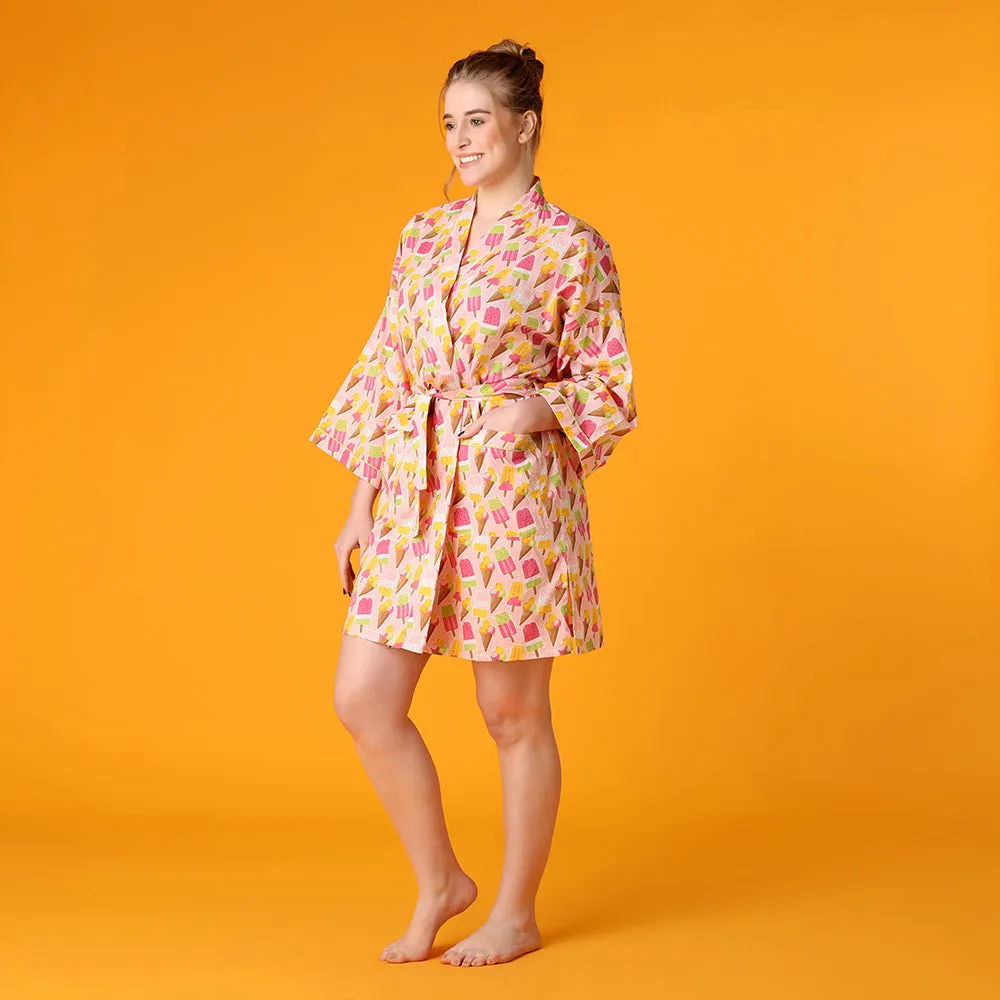 Ice Cream Short Robe