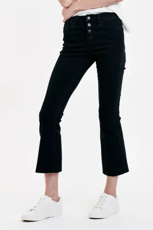 Jeanne Super High Rise Cropped Flare - Yorkville [Dear John Denim]