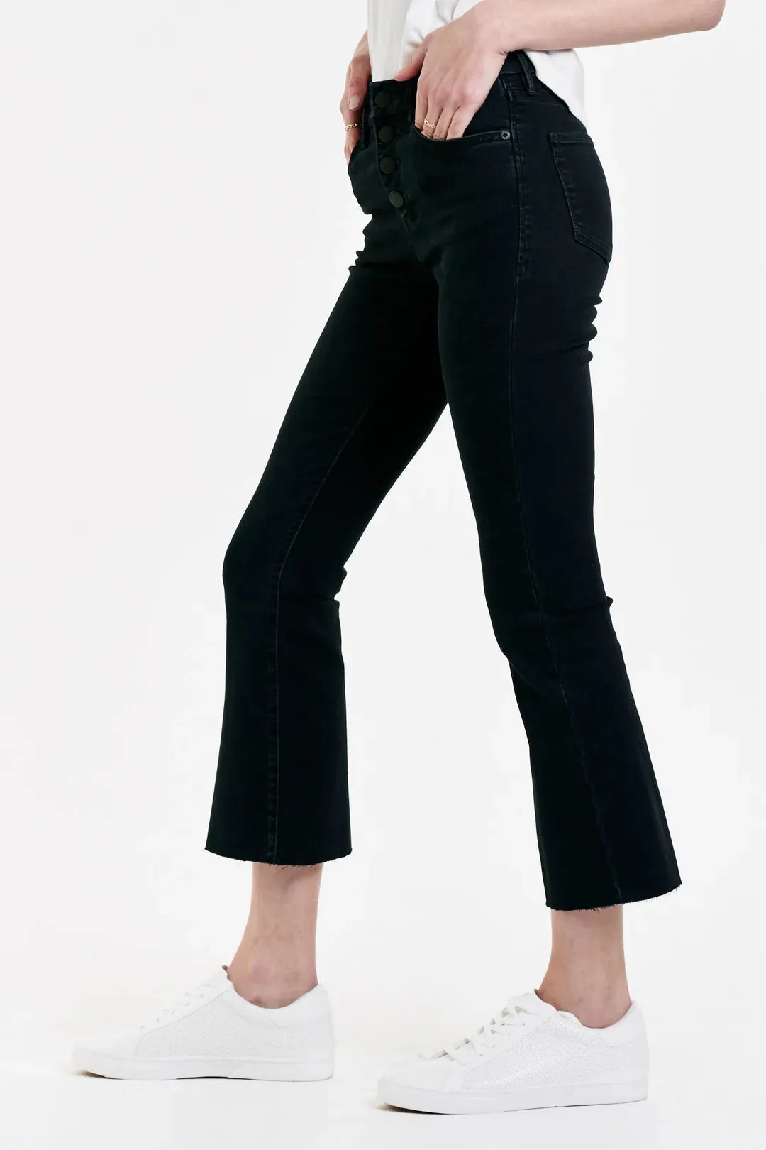 Jeanne Super High Rise Cropped Flare - Yorkville [Dear John Denim]