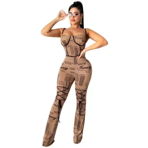 Jumpsuit Women Pants Body Black Overalls Sexy Femme Baddie Clothes One Piece Club Outfits Tracksuit Elegant Catsuit S S3573440
