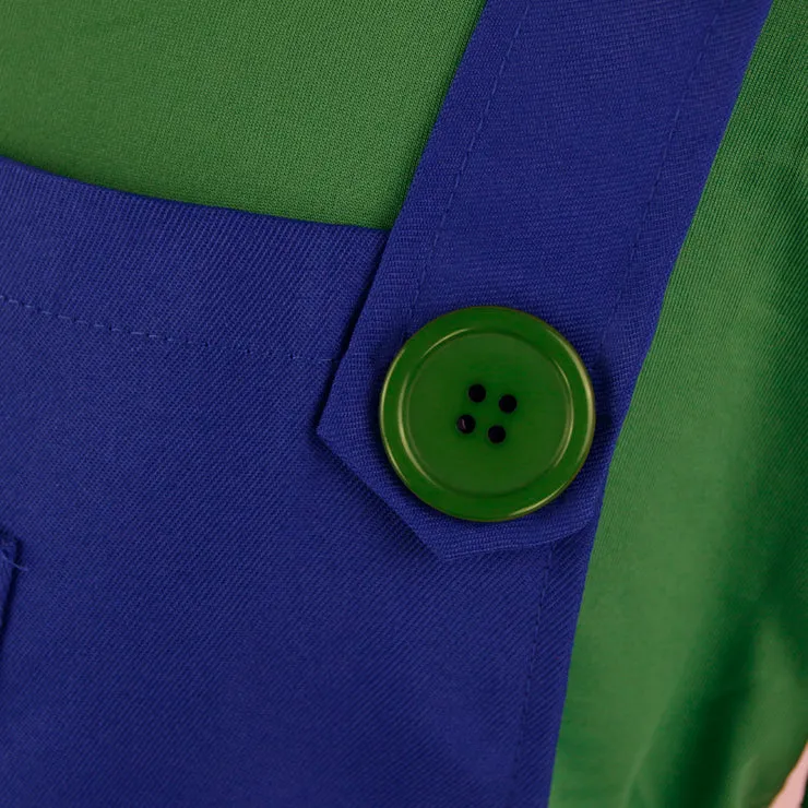 Ladies Luigi Overalls Costume